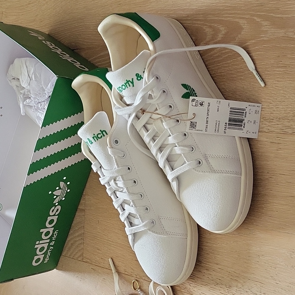 Adidas x Sporty and Rich Stan Smiths, EU 41 1/3